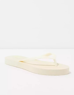 Tong American Eagle AE Chunky EVA Beige Kaki Femme | MXA-06494620